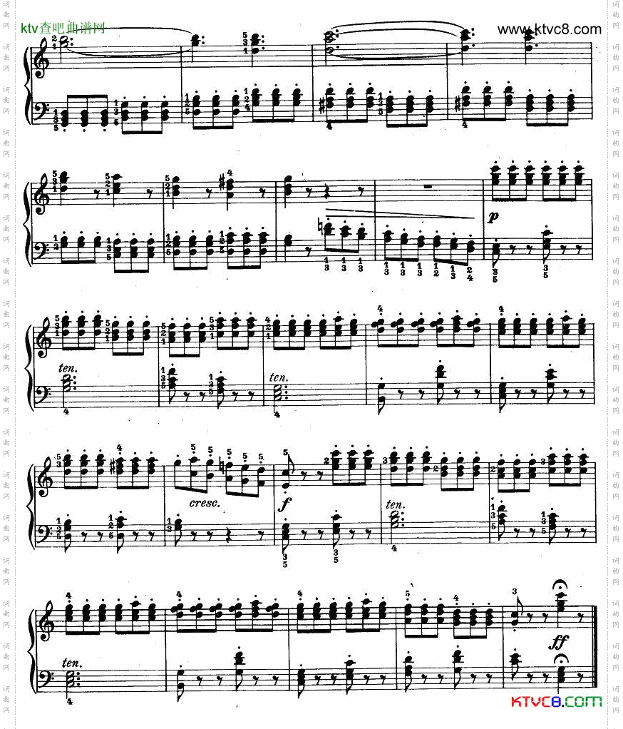 儿童钢琴进阶练习曲50首之28