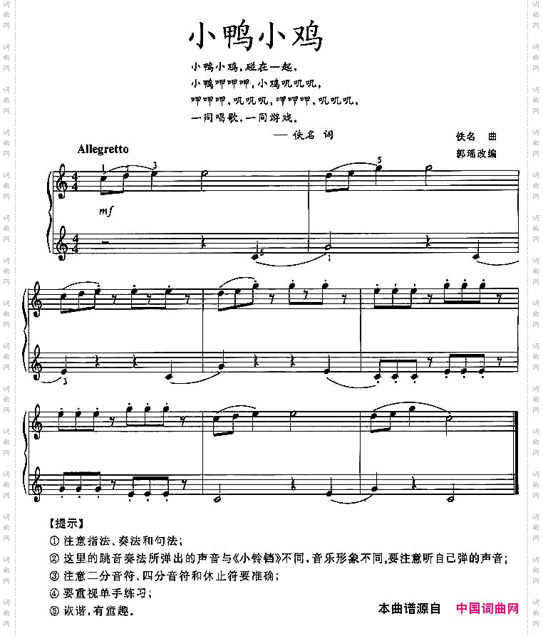 小鸭小鸡