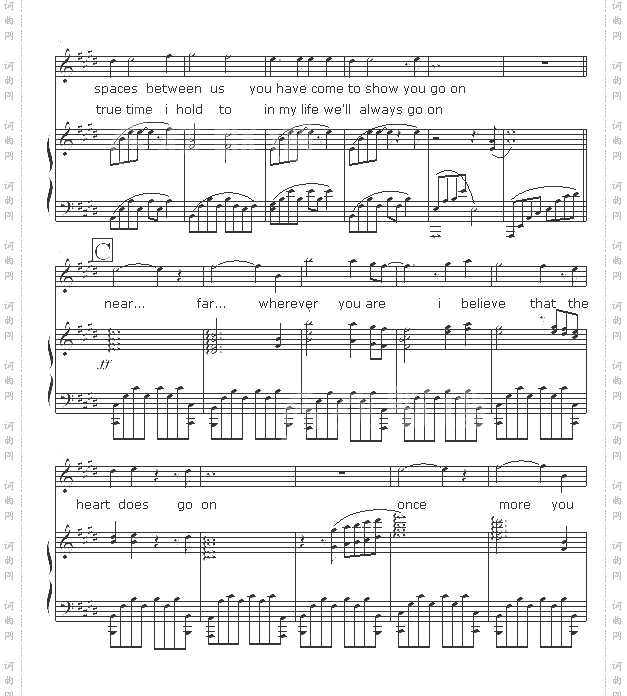 我心永恒-电影《TITANIC〉主题曲