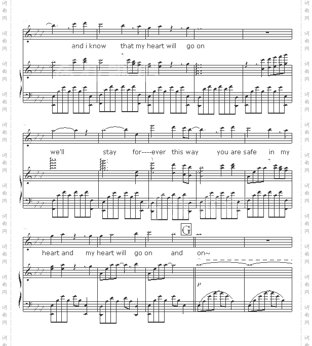 我心永恒-电影《TITANIC〉主题曲