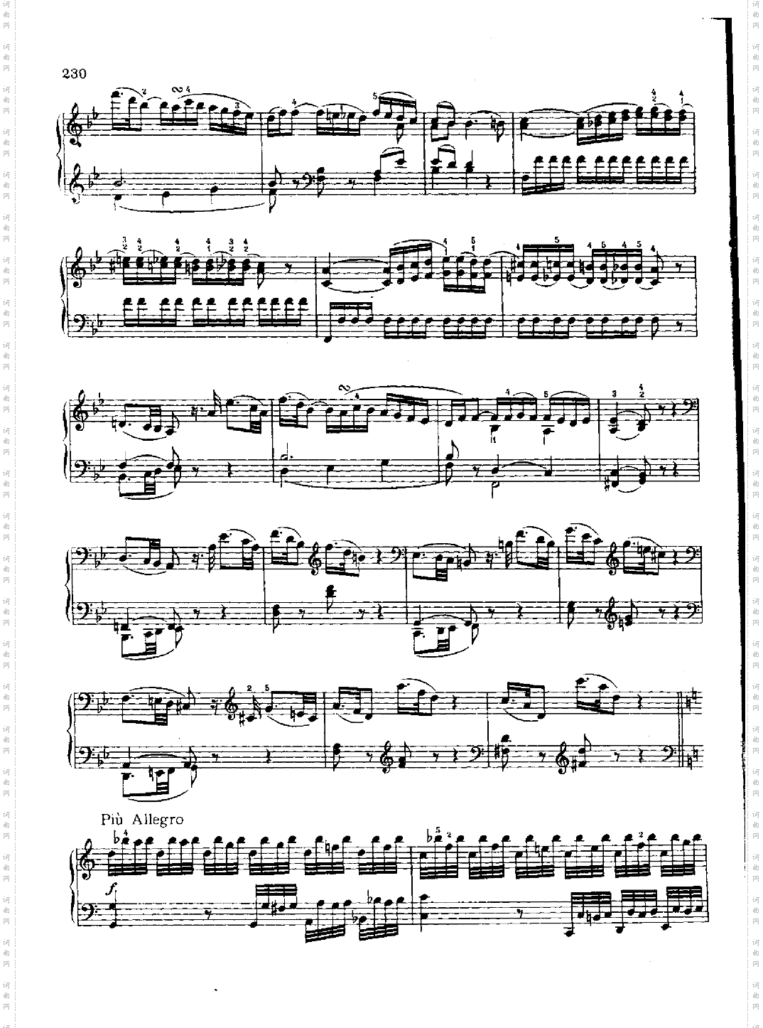 奏鸣曲Nr.475键盘类钢琴