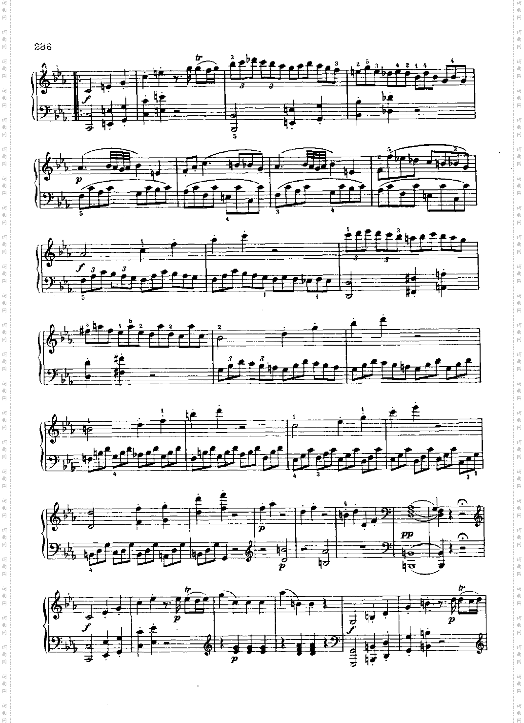 奏鸣曲Nr.457键盘类钢琴