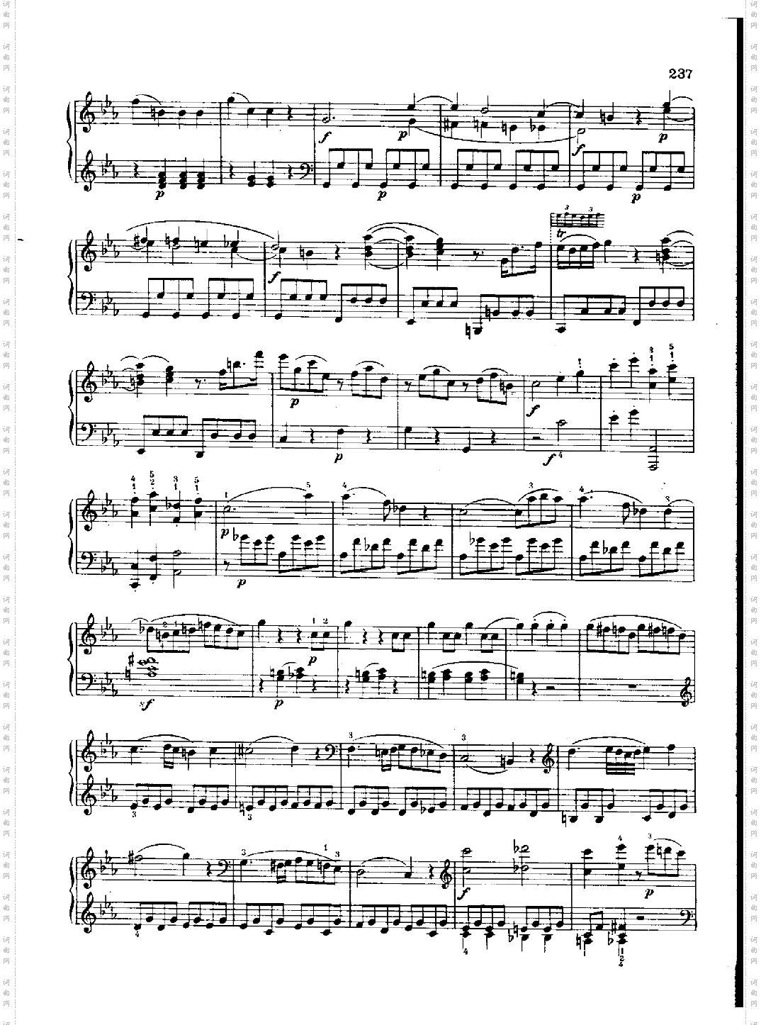 奏鸣曲Nr.457键盘类钢琴