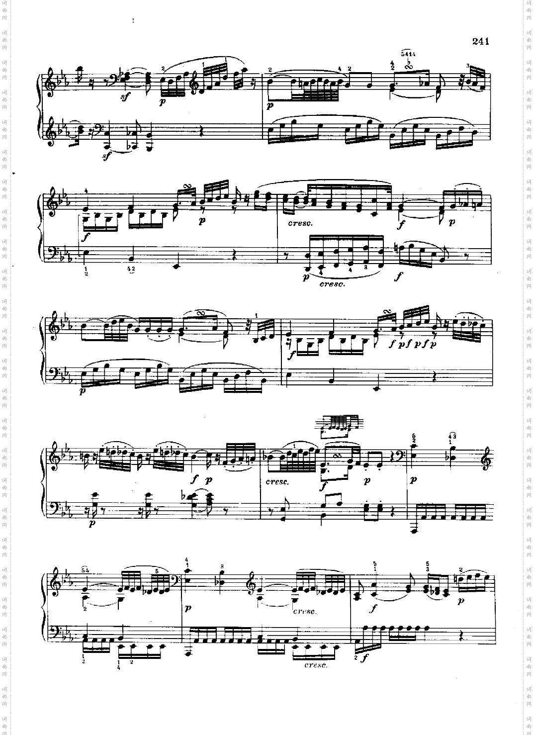 奏鸣曲Nr.457键盘类钢琴
