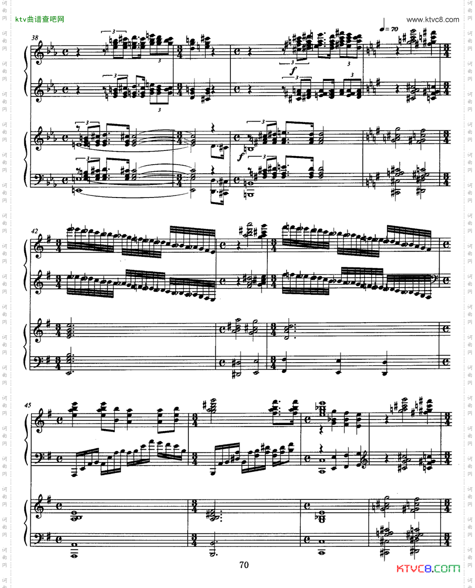 松花江上钢琴协奏曲P1—10