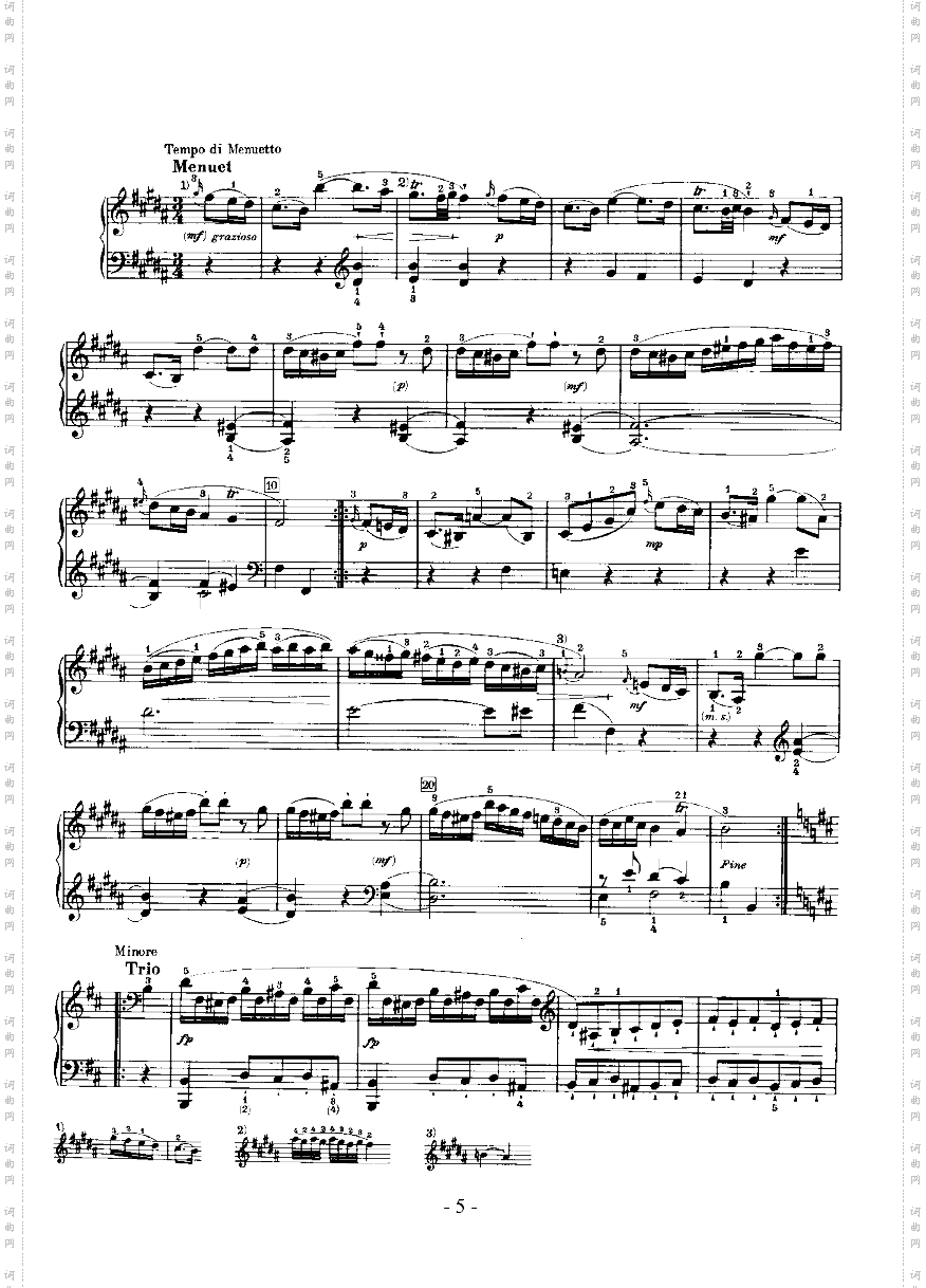 b小调奏鸣曲键盘类钢琴