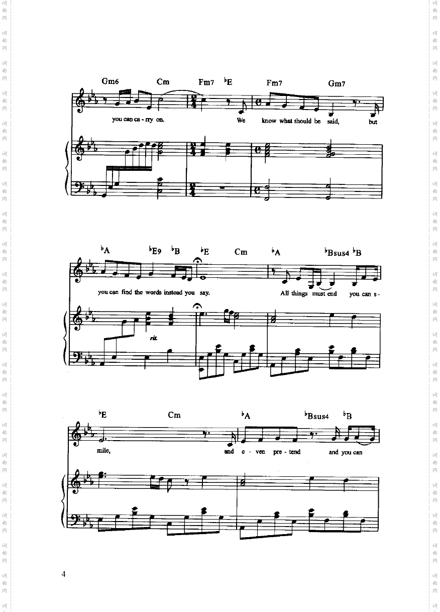 你会明白弹唱版键盘类钢琴