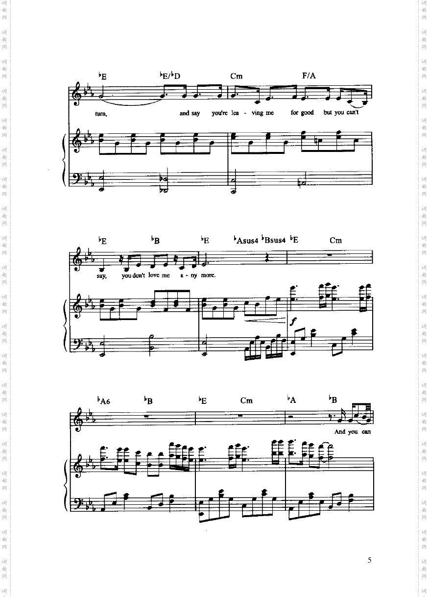 你会明白弹唱版键盘类钢琴