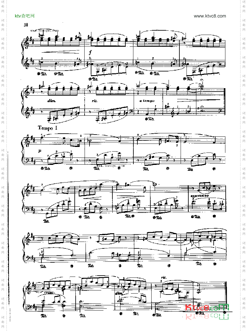 画册中的一页键盘类钢琴