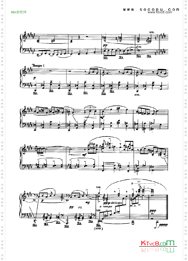 三首前奏曲键盘类钢琴