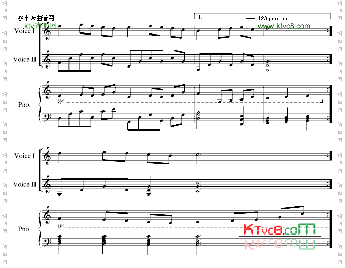 渔翁MinuetinC-巴赫