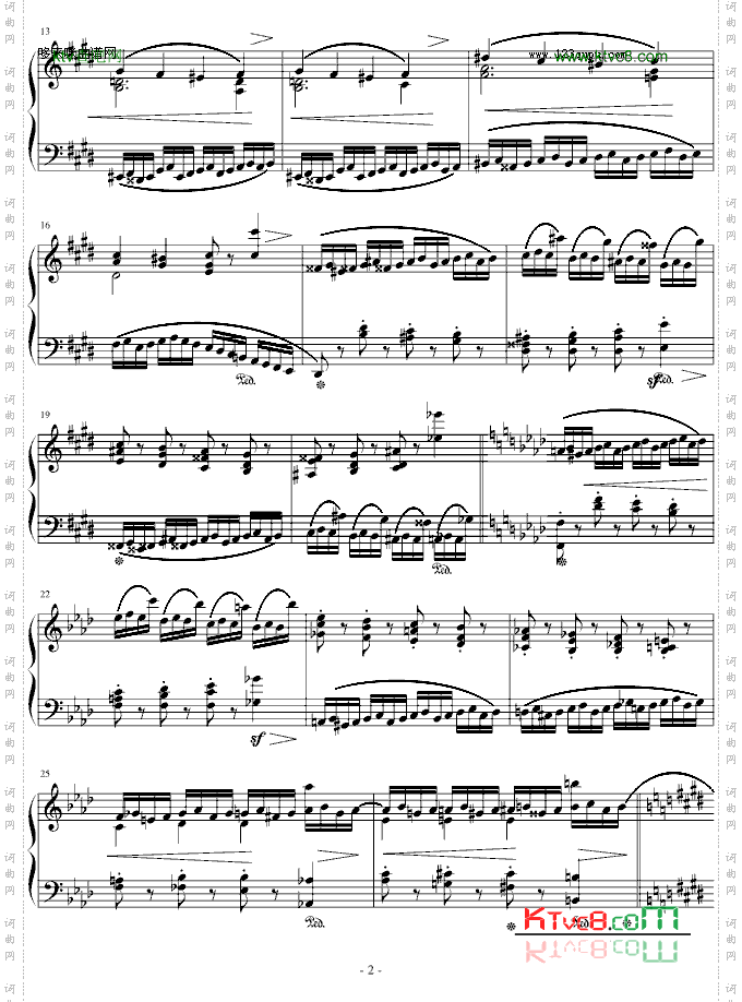 练习曲Op.10No.4原版-肖邦