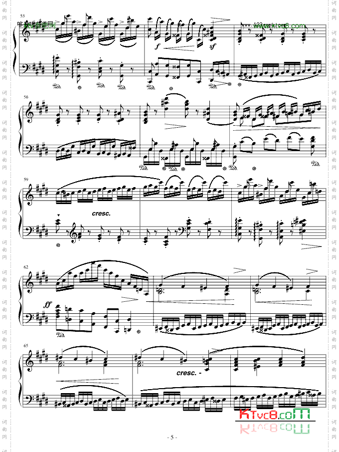 练习曲Op.10No.4原版-肖邦