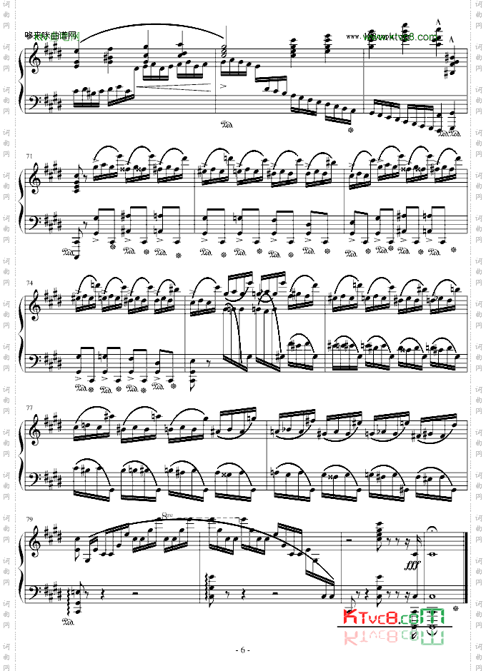 练习曲Op.10No.4原版-肖邦