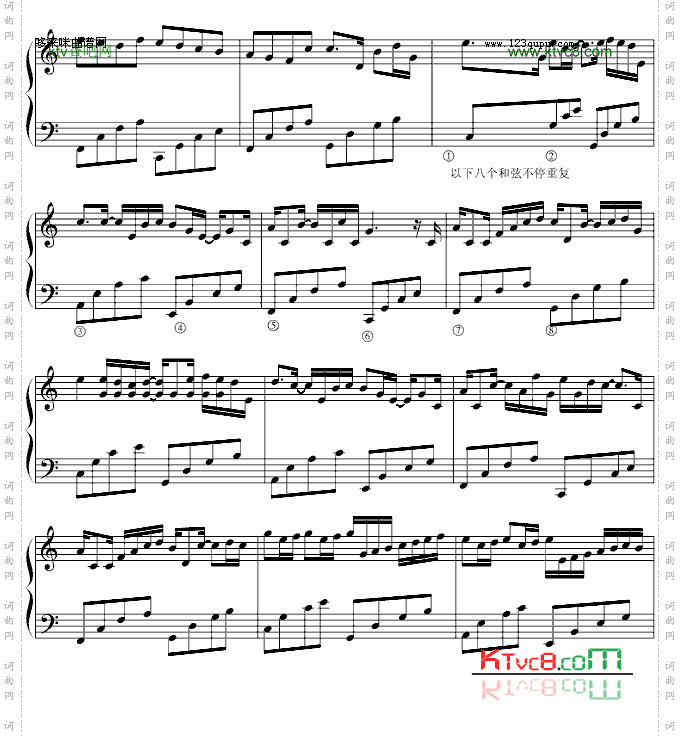 卡农-完美简单版-帕赫贝尔-Pachelbel