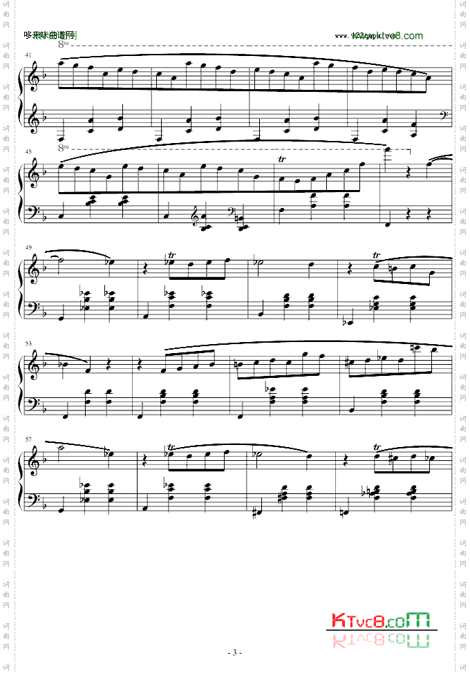 华丽的圆舞曲第三首小猫圆舞曲-肖邦