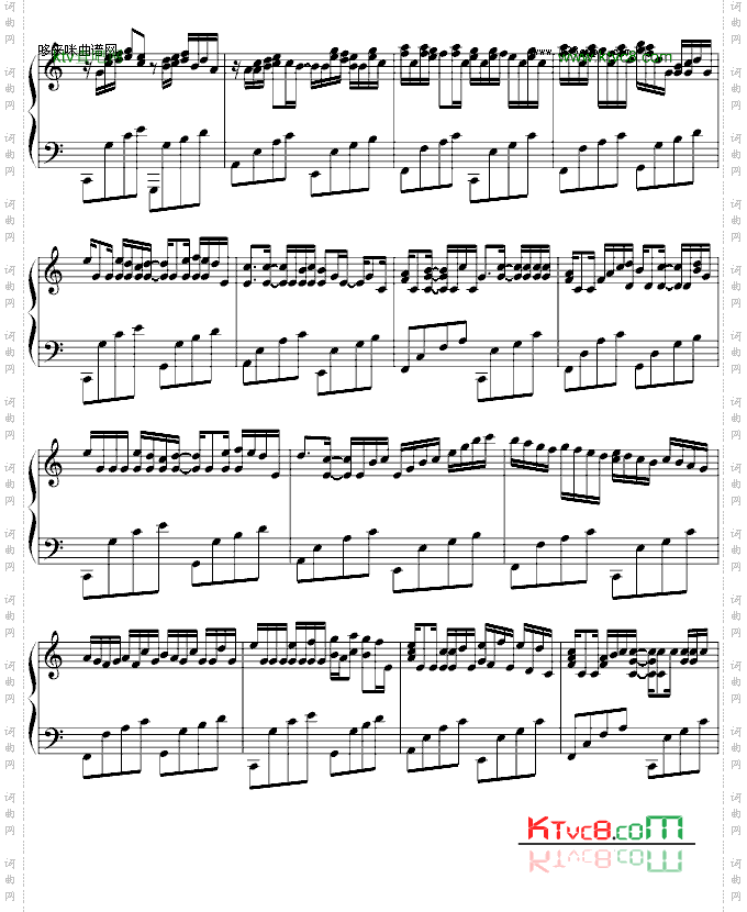 卡农-演奏版-Geogrewinston-帕赫贝尔-Pachelbel