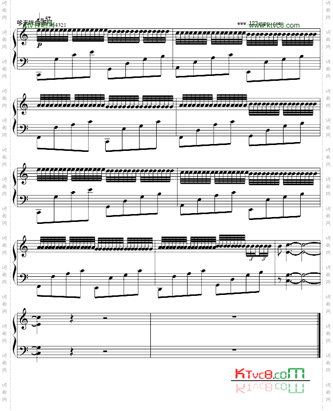 卡农-演奏版-Geogrewinston-帕赫贝尔-Pachelbel