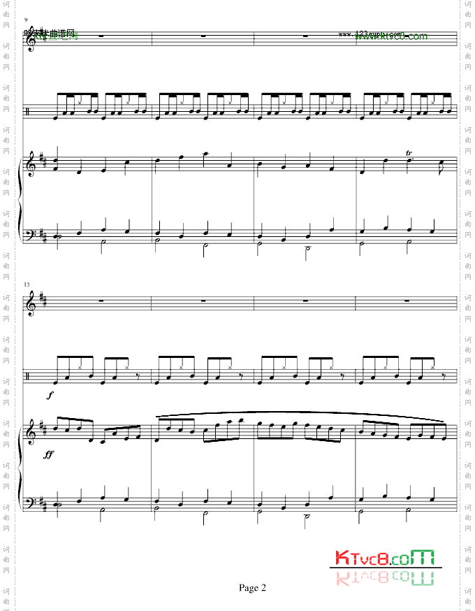 D大调卡农-钢琴华丽版-帕赫贝尔-Pachelbel