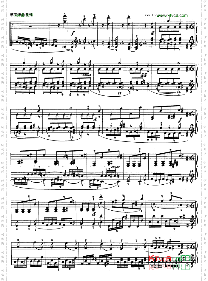 第十六钢琴奏鸣曲-Op.31No.1-贝多芬