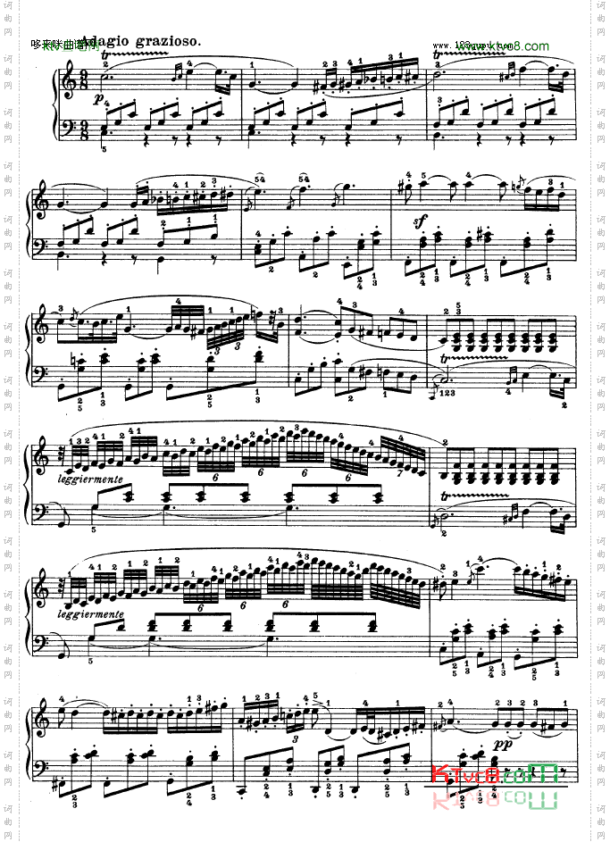第十六钢琴奏鸣曲-Op.31No.1-贝多芬