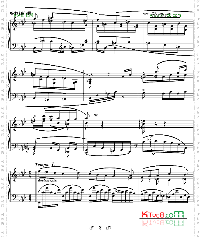 夜曲-法雅钢琴小品-法雅