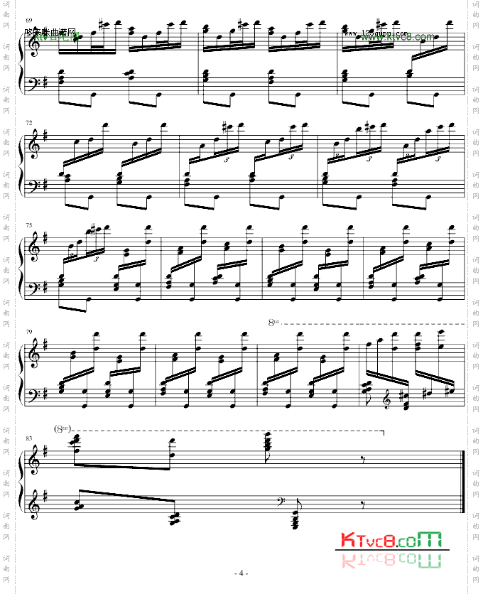 胡桃夹子中俄罗斯舞曲-柴科夫斯基