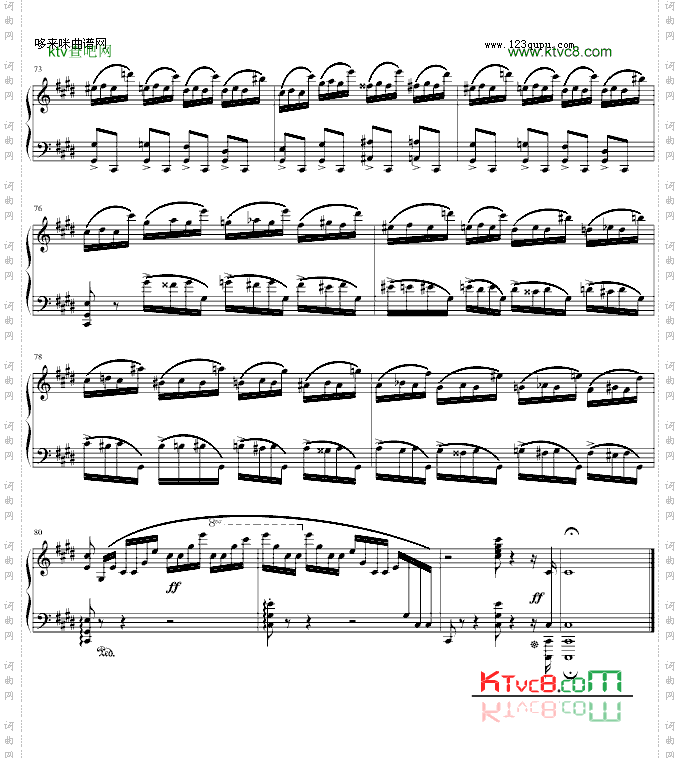 肖邦练习曲op10.4-肖邦