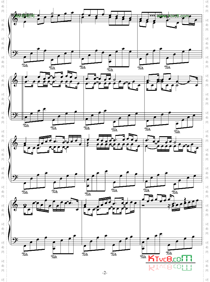 卡农-CMajor接近原版-帕赫贝尔-Pachelbel