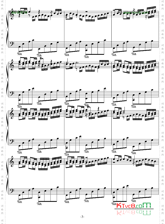 卡农-CMajor接近原版-帕赫贝尔-Pachelbel