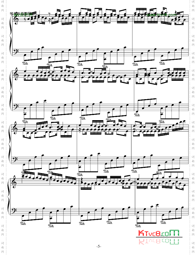 卡农-CMajor接近原版-帕赫贝尔-Pachelbel
