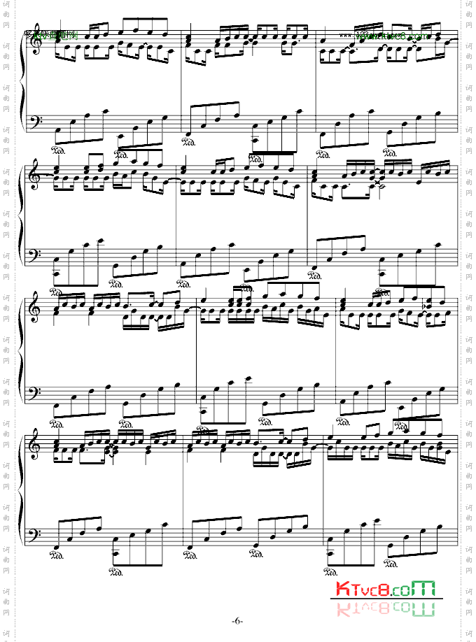 卡农-CMajor接近原版-帕赫贝尔-Pachelbel