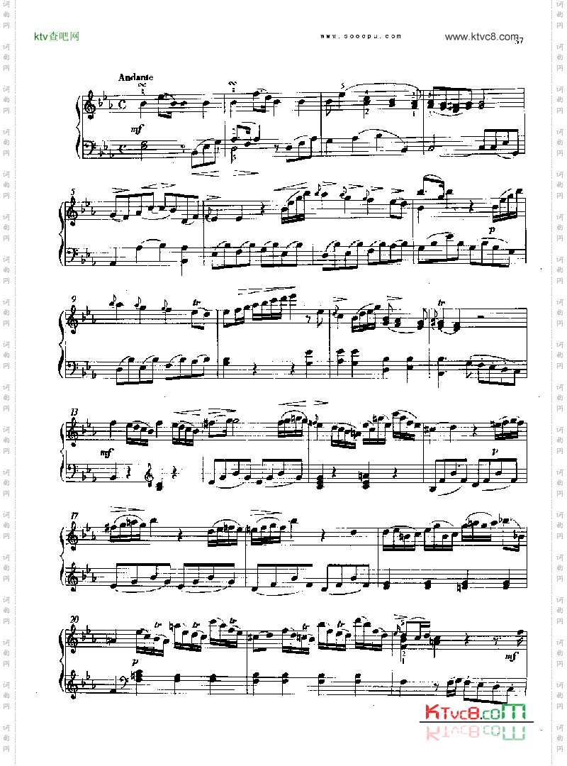 奏鸣曲键盘类钢琴