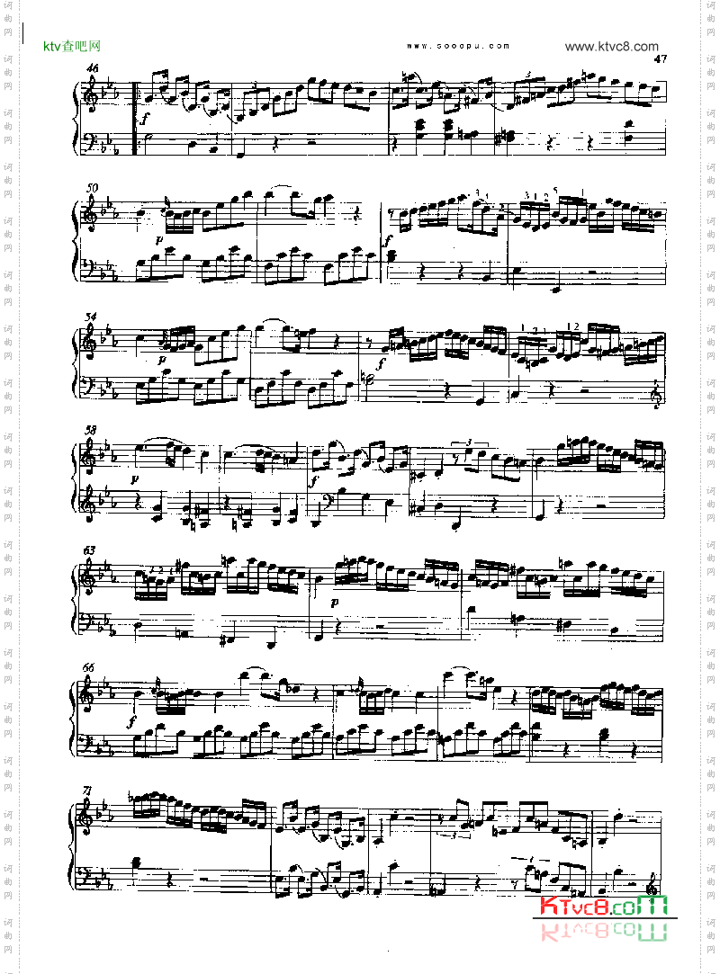 奏鸣曲键盘类钢琴