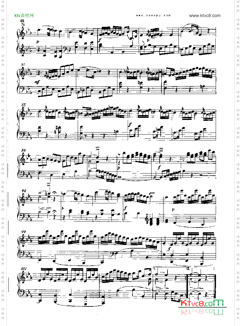 奏鸣曲键盘类钢琴