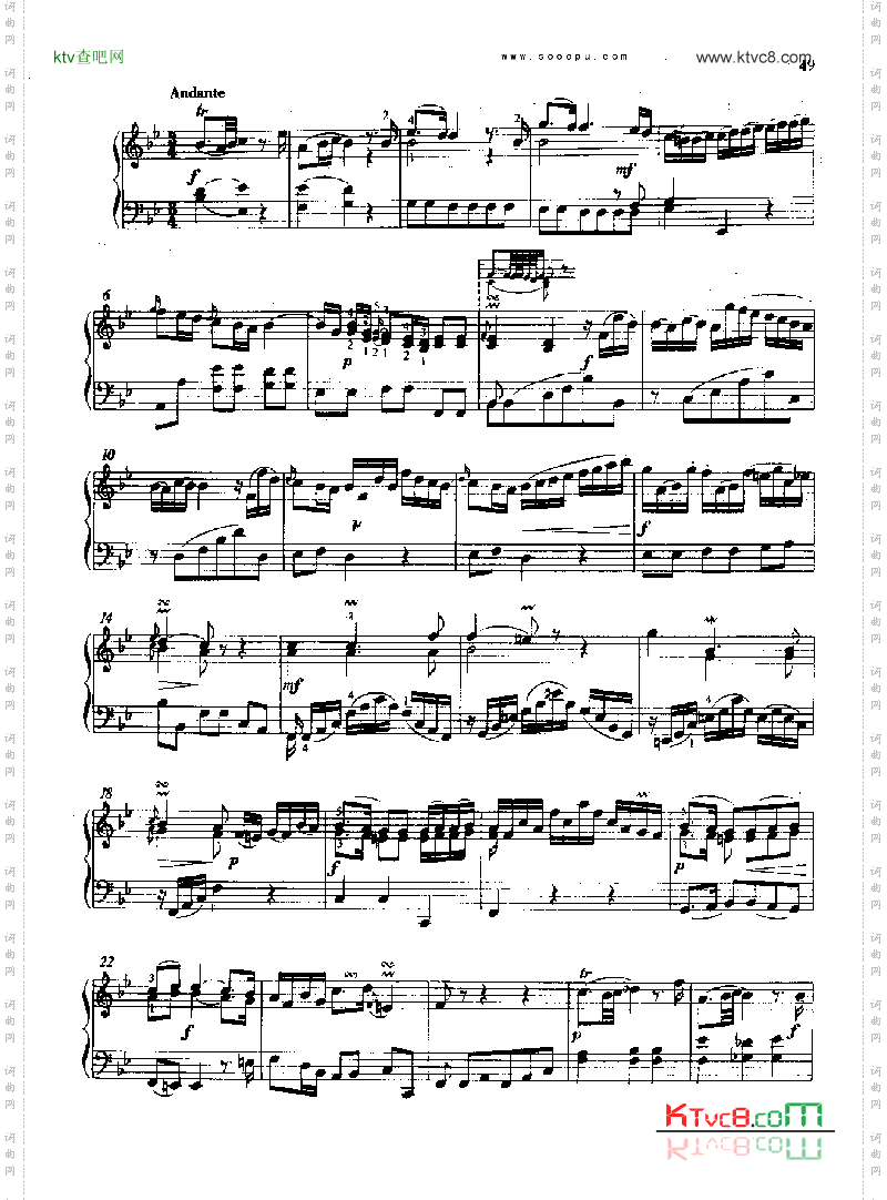 奏鸣曲键盘类钢琴