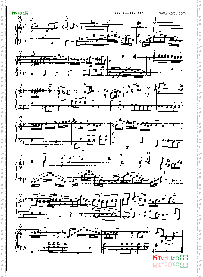 奏鸣曲键盘类钢琴