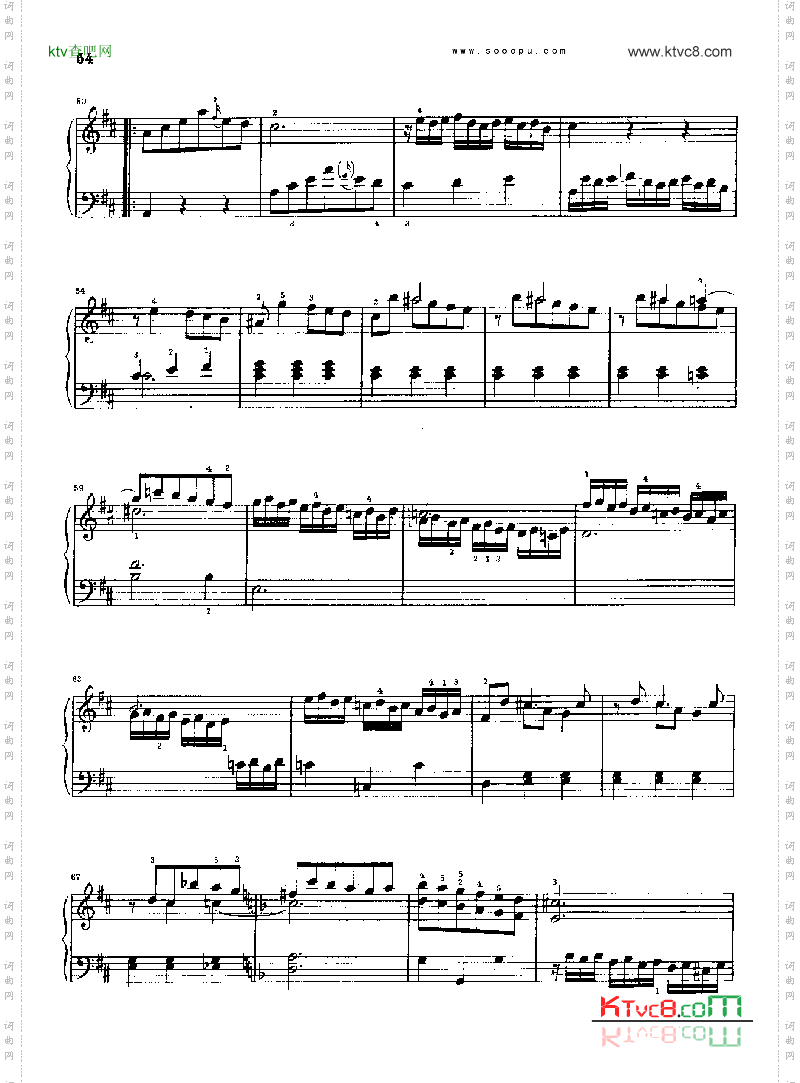 d小调奏鸣曲K294.L67键盘类钢琴