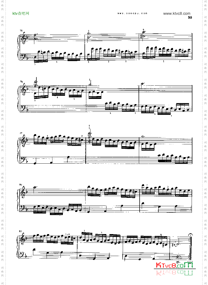 d小调奏鸣曲K294.L67键盘类钢琴