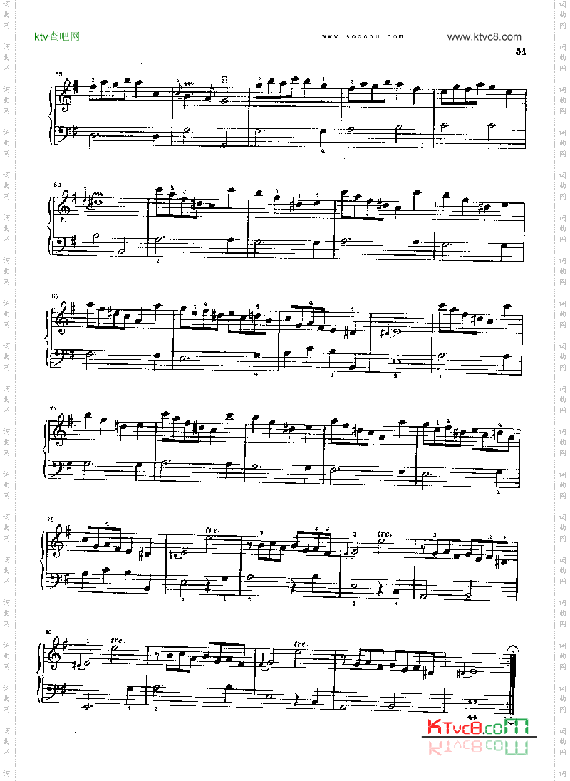 e小调奏鸣曲K291.L61键盘类钢琴