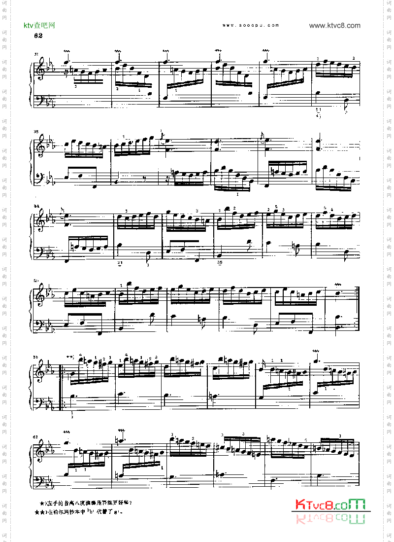 降E大调奏鸣曲K307.L115键盘类钢琴