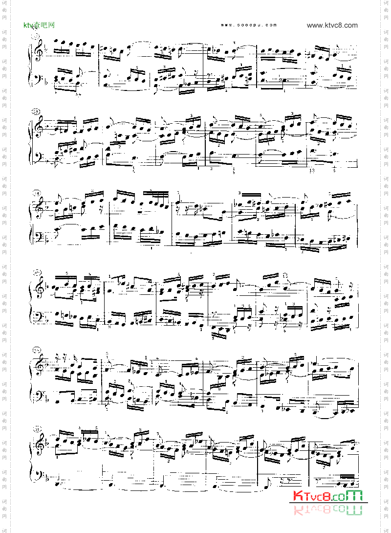 巴赫平均律曲集第二册第11首键盘类钢琴