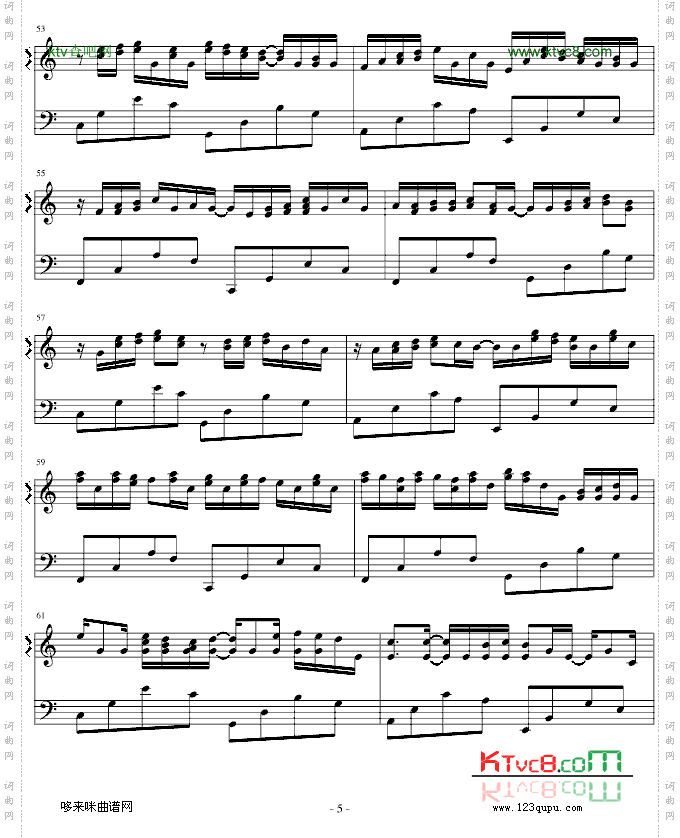 卡农-简单和弦版-帕赫贝尔-Pachelbel