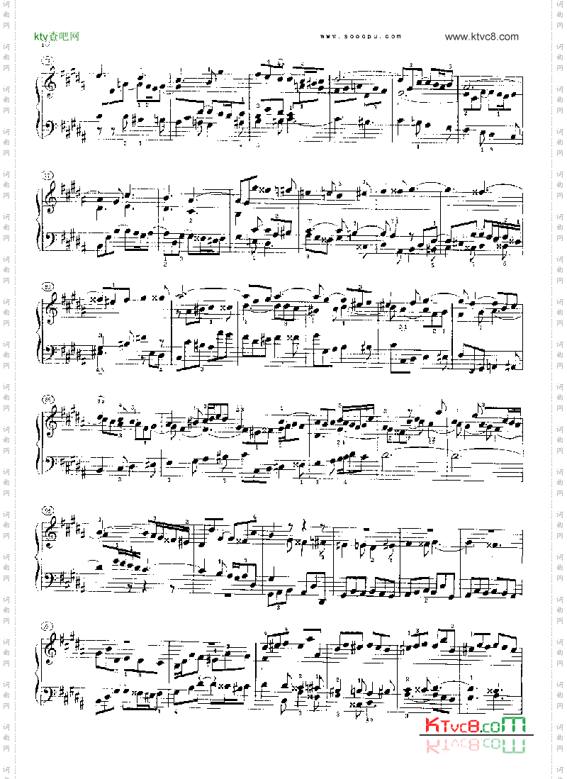 巴赫平均律曲集第二册第18首键盘类钢琴
