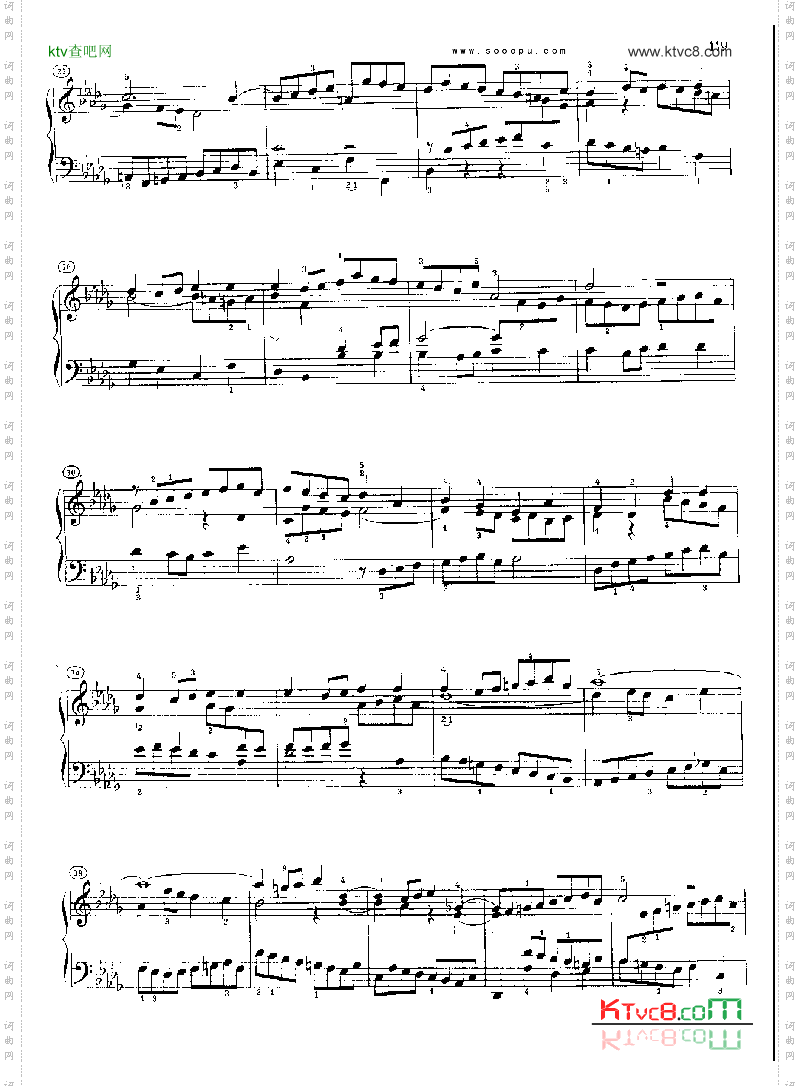 巴赫平均律曲集第二册第22首键盘类钢琴