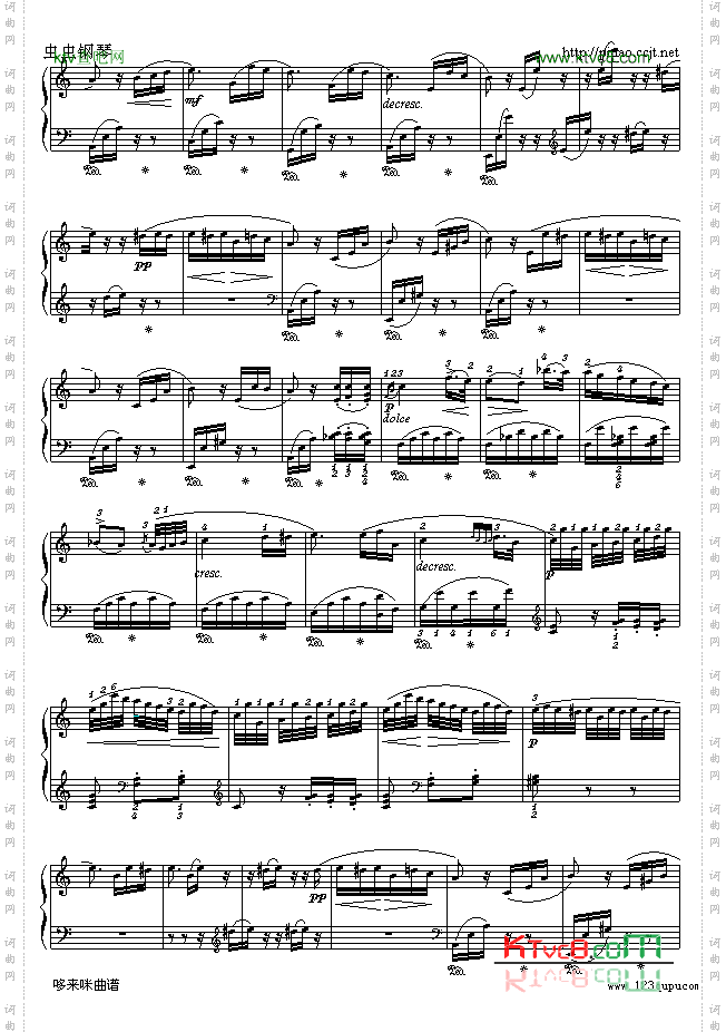 致爱丽丝-ForElise-贝多芬