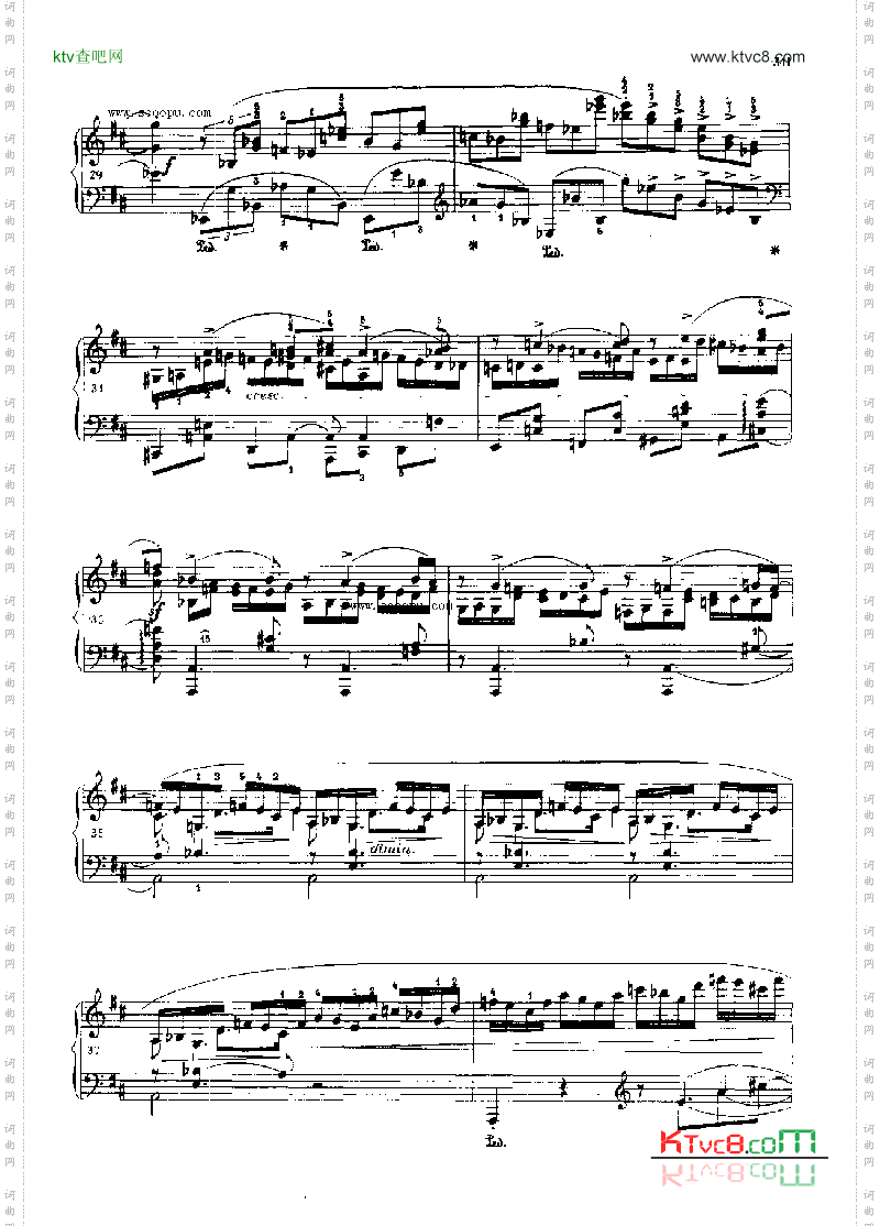 奏鸣曲键盘类钢琴