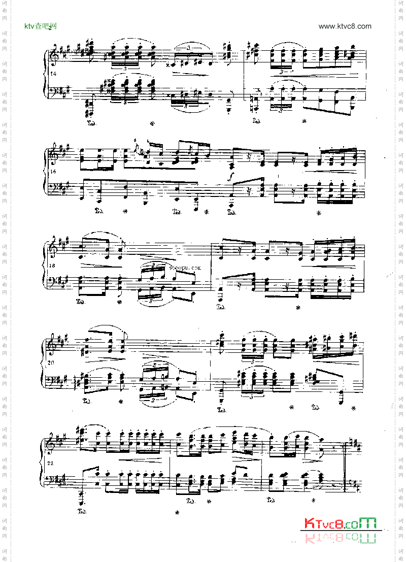 肖邦作曲OP.40Nr1键盘类钢琴