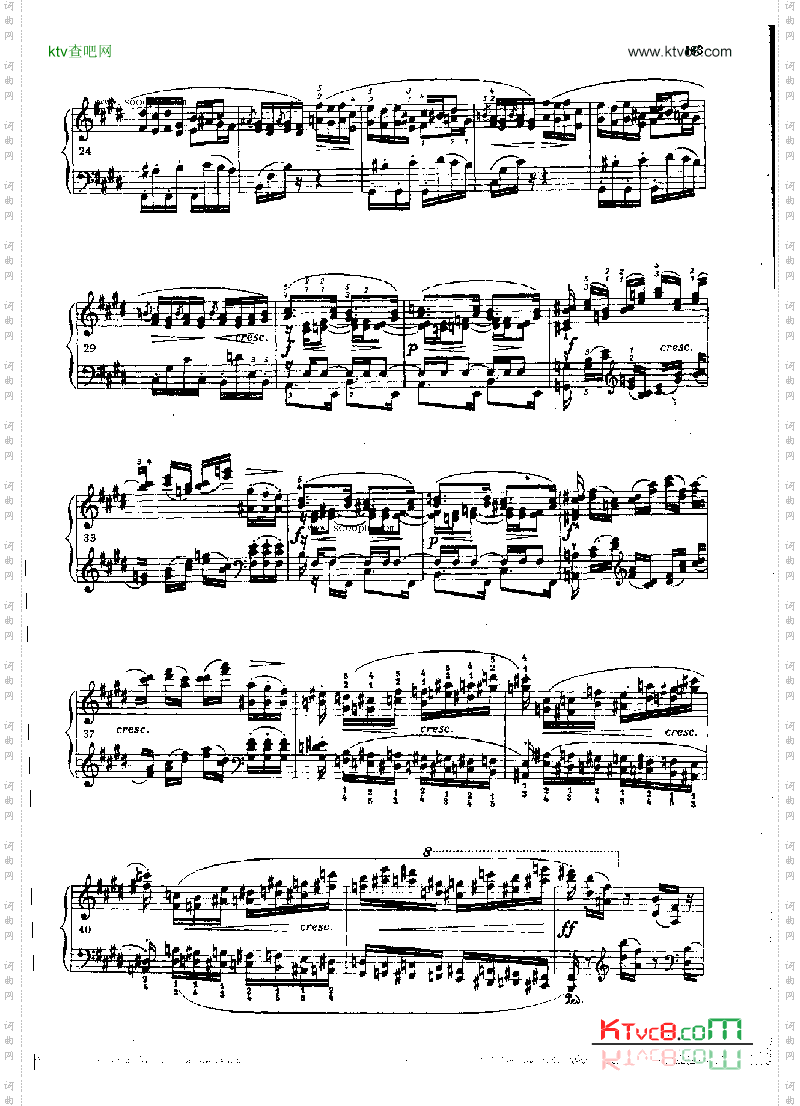 练习曲OP.10Nr3键盘类钢琴