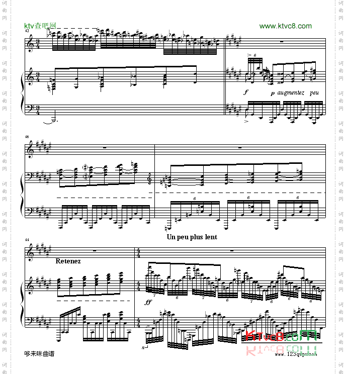 水妖GasparddelaNuit-1.Ondine.Lent-拉威尔-Ravel